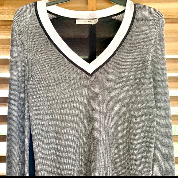 rag & bone Tops - Rag & Bone Oversized Sweater V Neck XS Small Medium